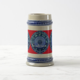 Chope À Bière Panneau solaire Zodiac Calendrier Astrologie Thund