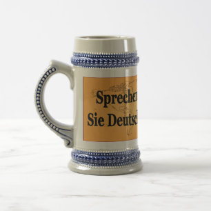 Chope À Bière Parles-tu allemand ? en allemand. Indicateur