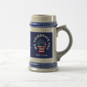 Chope À Bière Patriotique Américain VOUS CÉLÉBRE