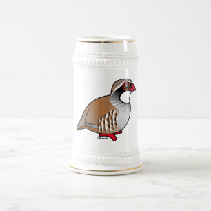 Chope À Bière Perdrix à pieds rouges