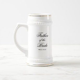 Chope À Bière Père classique de la mariée Bière Stein