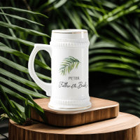 Père de la mariée Palm Feuille de mariage cadeau d