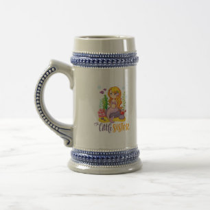 Chope À Bière Petite soeur 🧜 ♀️ Mermaid