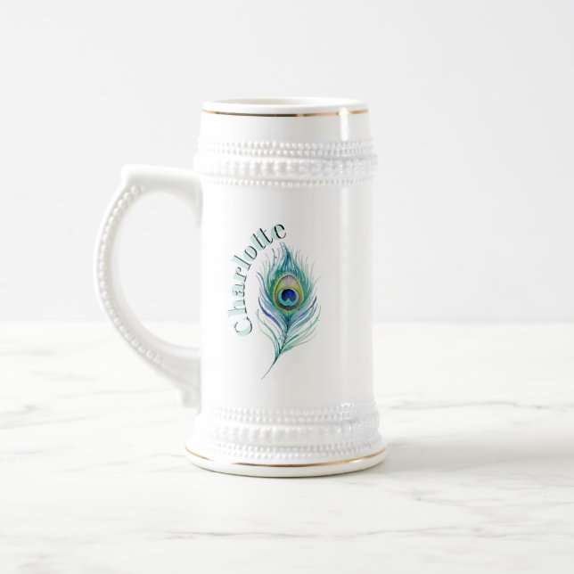 Chope À Bière Plume (Gauche)