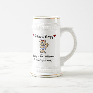 Chope À Bière Porter T-shirts et cadeaux des infirmières pédiatr