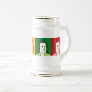 Chope À Bière portrait de Johann Sebastian Bach