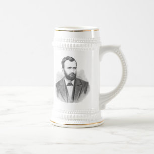 Chope À Bière Portrait d'Ulysse S. Grant Illustrative