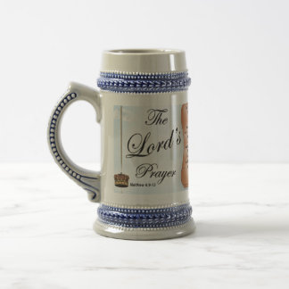 Chope À Bière Prayer Stein du seigneur