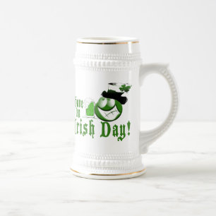 Chope À Bière Prenez une journée irlandaise Stein