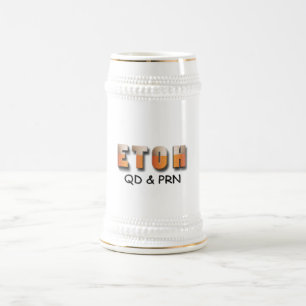 Chope À Bière QD et PRN Stein d'ETOH