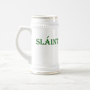 Chope À Bière Quête celtique "Slainte" Bière Stein