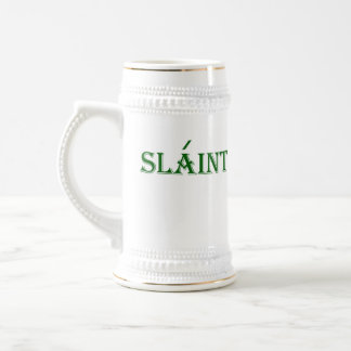 Chope À Bière Quête celtique "Slainte" Bière Stein