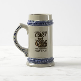 Chope À Bière Raton laveur ivre