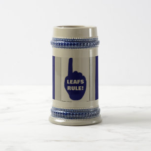 CHOPE À BIÈRE RÈGLE BLEUE ET BLANCHE