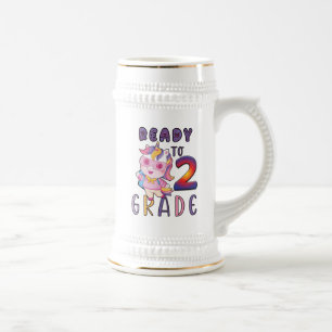 Chope À Bière Retour À L'École, Prêt À La 2Ème Année