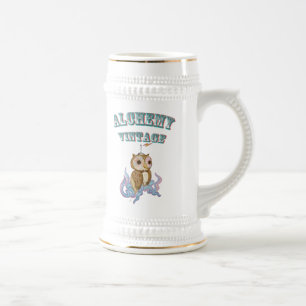 Chope À Bière Robot de hibou de poulpe