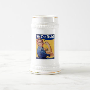 Chope À Bière Rosie le Riveter : Une femme forte pour l'autonomi