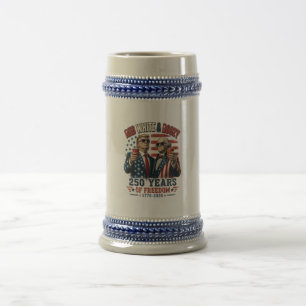 Chope À Bière Rouge Blanc Boozy Trump George Washington 250