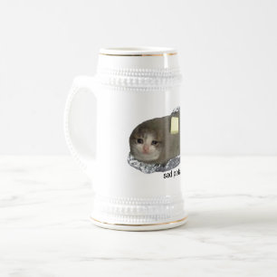 Chope À Bière Sad Potato Cat