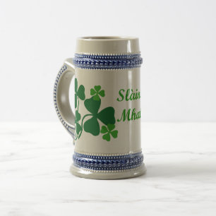 Chope À Bière Santé Mhath/acclamations/shamrock de