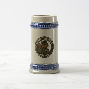 Chope À Bière Secret Squirrel Army Stein