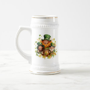 Chope À Bière Sentir chanceux Leprechauns St. Patrick's