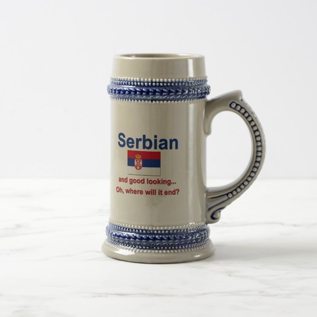 Chope À Bière Serbe beau (Droite)