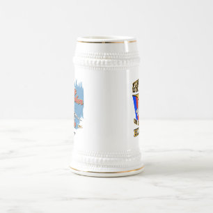 Chope À Bière Signe fait sur commande de Stein w/call de bière