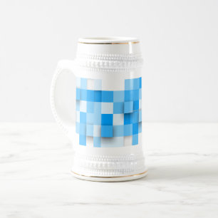 Chope À Bière SlipperyJoe's carré artwork mosaïque moderne trois