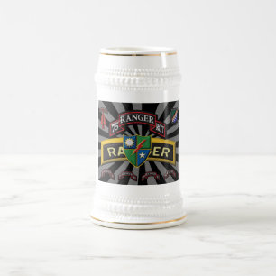Chope À Bière soixante-quinzième Cadeau Stein de régiment de