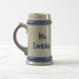 Chope À Bière Son seigneur de seigneurie de la bière Stein