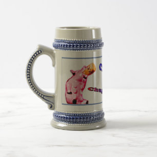 Chope À Bière Soufflent un stein de crochet