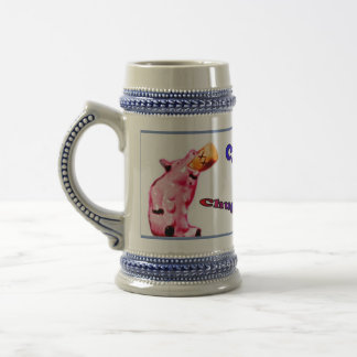 Chope À Bière Soufflent un stein de crochet