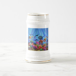 Chope À Bière Sous la mer