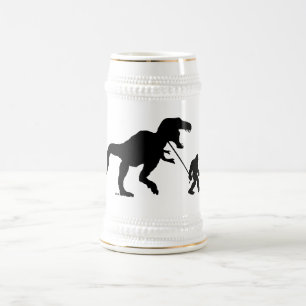 Chope À Bière Squatchin allé avec T-rex