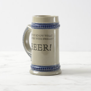 Chope À Bière Stein, Bière