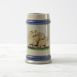 Chope À Bière stein de bière de deux moutons