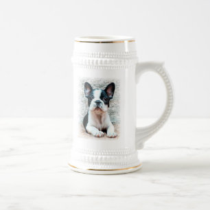 Chope À Bière Stein de bouledogue français