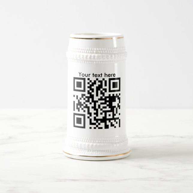Chope À Bière Stein/Krug (texte fait sur commande) (Centre)