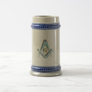 Chope À Bière Stein léger maçonnique