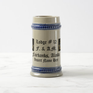 Chope À Bière Stein maçonnique