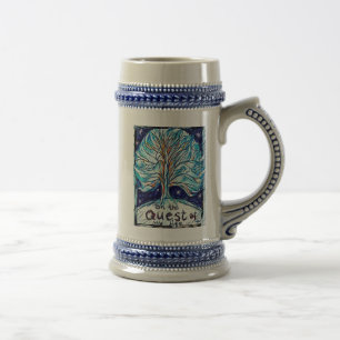 Chope À Bière Sur la quête de ma vie - Arbre - Étoiles.