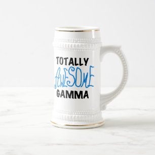 Chope À Bière T-shirts et cadeaux bleus gamma totalement