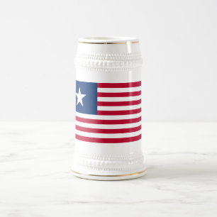 Chope À Bière Texas, étoile solitaire et rayures