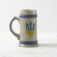 Trident ukrainien polygonal faible