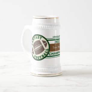 Chope À Bière Trophée de champion du football d'imaginaire