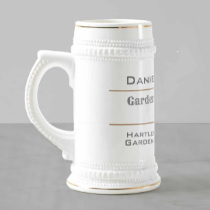 Chope À Bière Trophée de jardinage de l'année