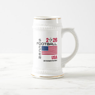 Chope À Bière US Soccer Custom 2026 TOUTE ANNÉE