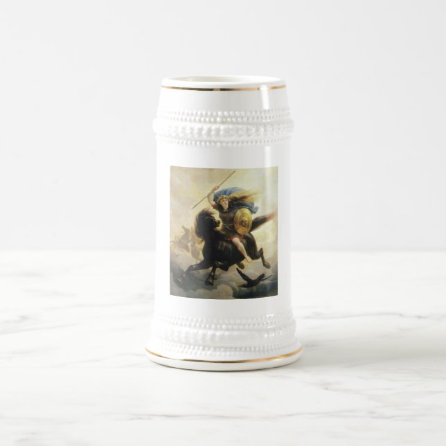 Chope À Bière Valkyrie par Peter Nicolai Arbo (Centre)