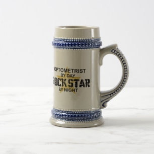 Chope À Bière Vedette du rock d'optométriste par nuit